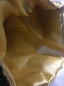 Golden Moti Work Potli Bag For Wedding