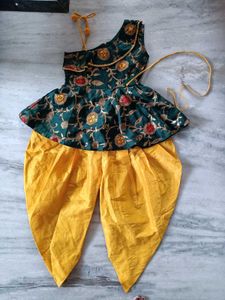 Red &amp; Gold Festive Dress (combo)