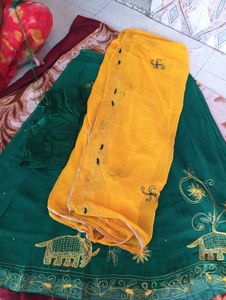 royal rajwadi choli duptta set