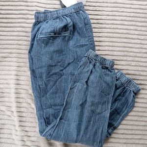 Blue Casual Joggers