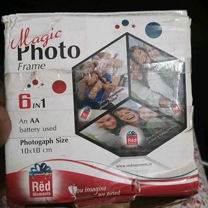 Rotating Photo Frame Cube