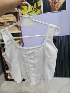 White Corset Top