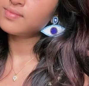 Evil Eye Designed Earrings