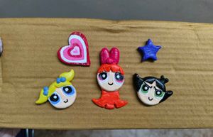 Powerpuff Girls Clay Fridge Magnets