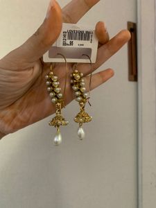 Pearl Jhumka Earrings