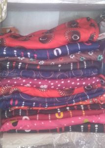 Red Printed Nightgown
