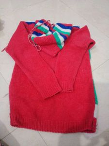 Cute Argyle knit Sweater