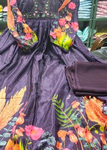 Long Gawn With Dupatta