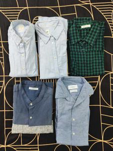 Men 5 Branded Shirts Combo
