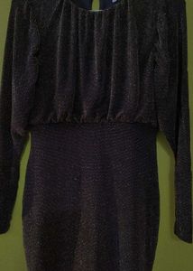 Sparkly Long Sleeve Dress