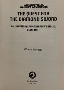 Quest for the Diamond Sword Minecraft Novel