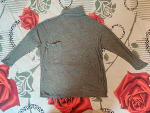 High Neck Flowy Tshirt
