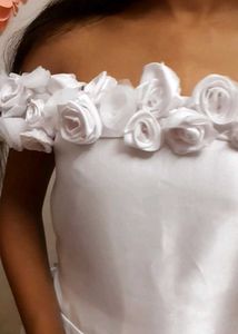 White Floral Off-Shoulder Dress