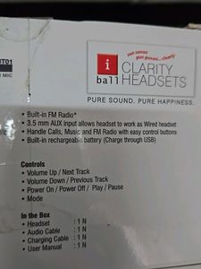 I Ball Decibel  Bluetooth Headset