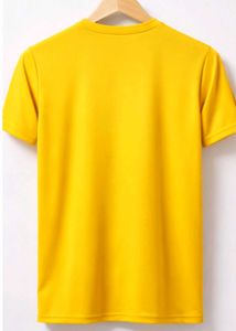 Yellow Casual T-Shirt