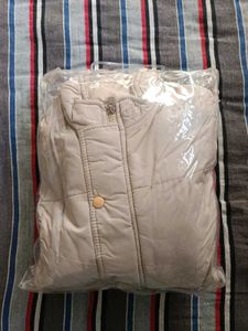 Beige Quilted Jacket