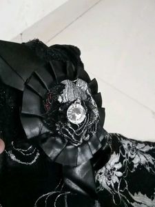 Black Frock But With One Flaws