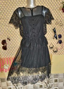 Size M/ L 🎁Buy 2 Get 1 Free 🎁Black Lace Dress