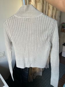 H&amp;M Knitted Zip Up Cardigan
