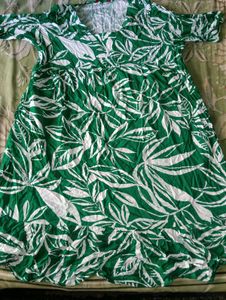 Green Floral Dress