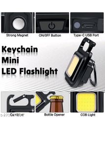 COB RECHARGEABLE KEYCHAIN AND EMERGENCY