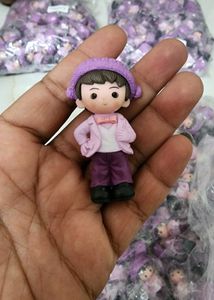 Purple Boy and Girl Miniature (couple Set)