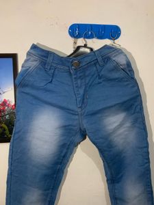 Men's Slim Fit Blue Jeans