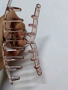 Brown Translucent Hair Claw Clip