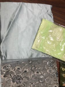 Elegant Party Dress Material 3 pcs