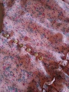 Pink Floral Easy Breezy Top💕