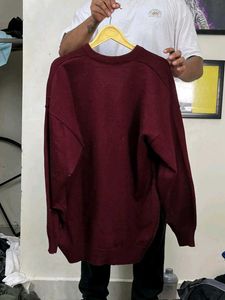 Lacoste Burgundy Sweater