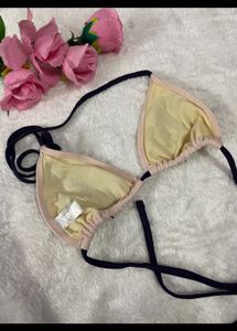 Floral Embroidered Bikini Top