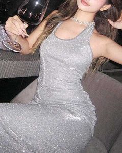 Silver Blingy Bodycon Dress