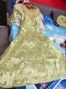 Green Peaded Kurta