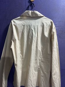 Yellow Long Sleeve Button-Down