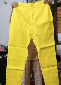 Yellow Embroidered Kurta