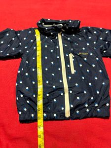 Polka Dot Windbreaker Jacket – Size 100