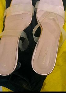 Sneak A Peak Sandal/heel