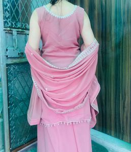 Heavy Embroidery Party Wear Sharara Set