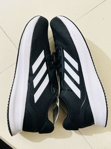 Adidas Runfalcon 5 Shoes - Black/White - Size 10
