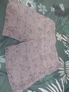 Patterned Casual Shorts