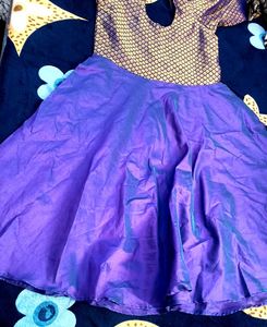 Banarasi Ambrella Frock💙
