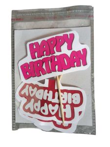 Happy Birthday Name Props (10pack)