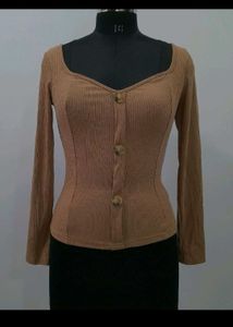 Shein Body Fit Sweetheart Neckline Pretty Top