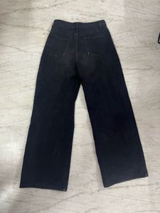 Ripped Wide Leg Jeans