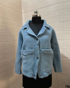 Pintresty imported Blue Fuzzy Jacket