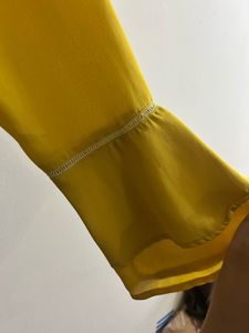 High Low Frill Sleeve Top