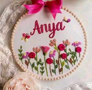 Elegant Name Hoop