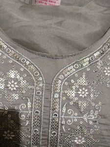Elegant Grey Salwar Kameez