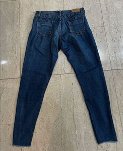 Ripped Dark Wash Denim Jeans